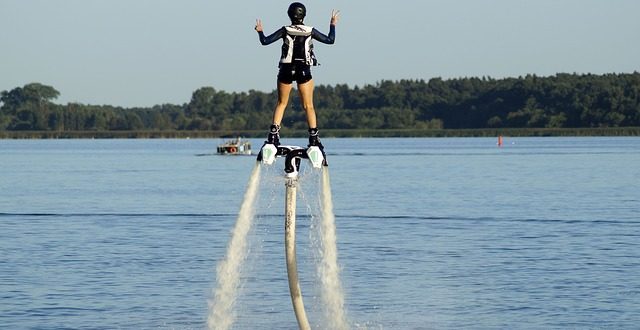 Avez-vous déjà essayé le flyboard ?