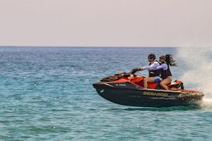 randonnée en amoureux en jet ski