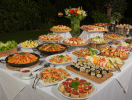 Buffet, repas servi à table ou cocktail dinatoire : quel format de repas pour votre mariage ?