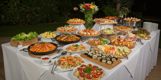 Buffet, repas servi à table ou cocktail dinatoire : quel format de repas pour votre mariage ?