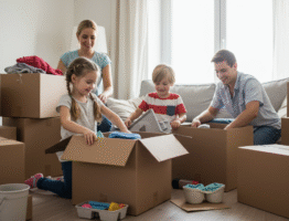 Faut-il impliquer les enfants dans le déménagement ?